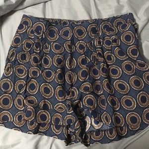 High rise fancy shorts